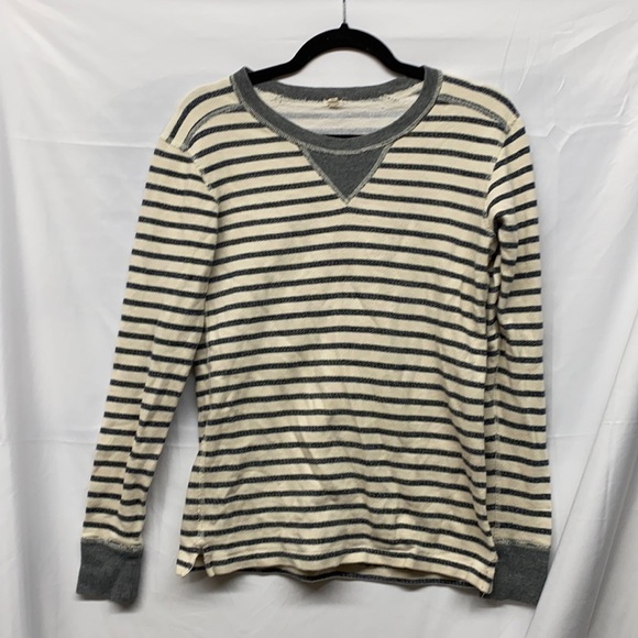 J. Crew Tops - J. Crew Striped  Long Sleeve Top xs blue white